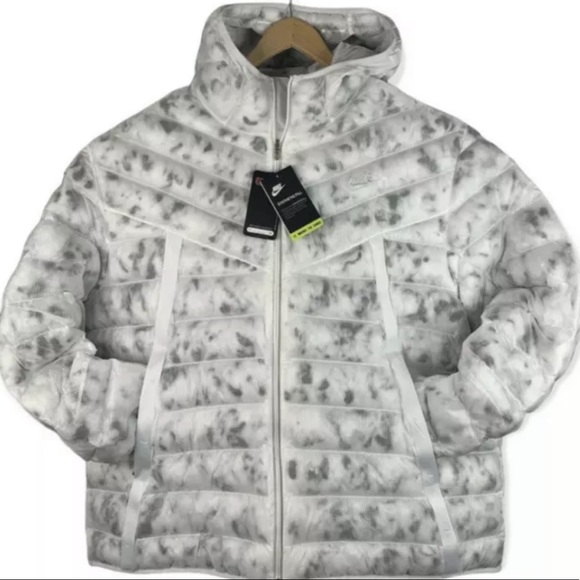 *NWT* Men Nike Sportswear (NSW) Marble Puffy EcoDown Jacket - Picture 1 of 9